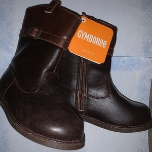 Dark brown toddler boots